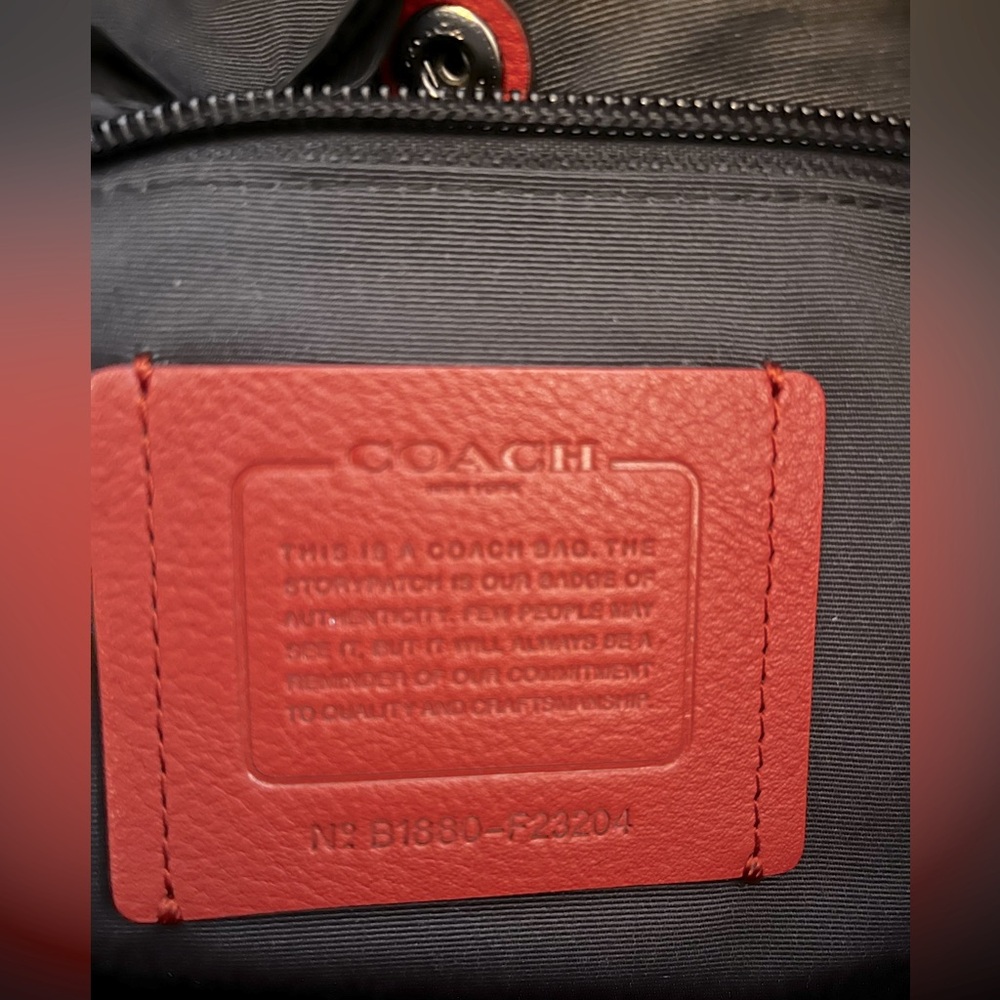 Coach Men’s Hudson Terracotta Messenger Bag Natural Soft Leather Original - Picture 4 of 8